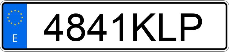 Numer rejestracyjny 4841KLP posiada CITROEN C4 GRAND PICASSO