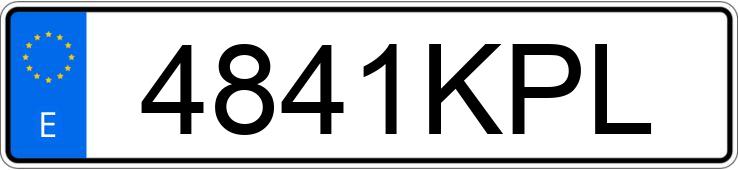 Numer rejestracyjny 4841KPL posiada BMW SERIE 4 Numer rejestracyjny 4841KPL posiada BMW SERIE 4
