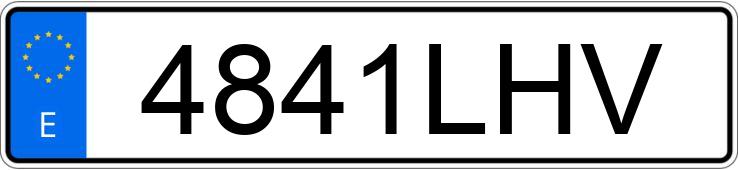 Numer rejestracyjny 4841LHV posiada PEUGEOT 308