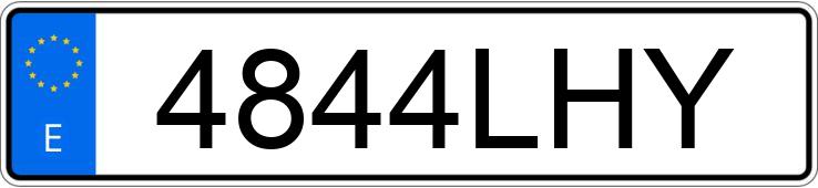 Numer rejestracyjny 4844LHY posiada MERCEDES CITARO