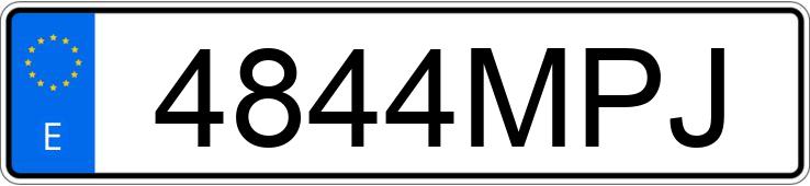 Numer rejestracyjny 4844MPJ posiada CITROEN C4