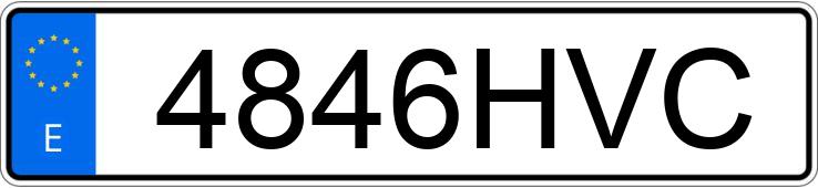 Numer rejestracyjny 4846HVC posiada SEAT LEON