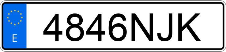 Numer rejestracyjny 4846NJK posiada DACIA SANDERO