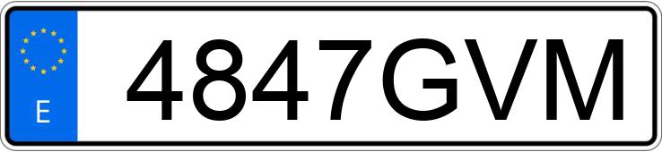 Numer rejestracyjny 4847GVM posiada RENAULT GRAND SCENIC Numer rejestracyjny 4847GVM posiada RENAULT GRAND SCENIC