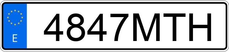Numer rejestracyjny 4847MTH posiada SEAT ARONA