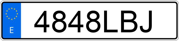 Numer rejestracyjny 4848LBJ posiada VOLKSWAGEN TOURAN Numer rejestracyjny 4848LBJ posiada VOLKSWAGEN TOURAN