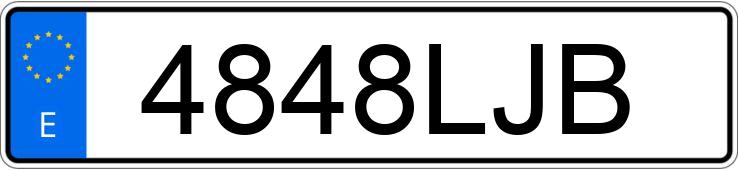 Numer rejestracyjny 4848LJB posiada PIAGGIO VESPA 125 Numer rejestracyjny 4848LJB posiada PIAGGIO VESPA 125