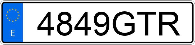 Numer rejestracyjny 4849GTR posiada HONDA CR-V Numer rejestracyjny 4849GTR posiada HONDA CR-V