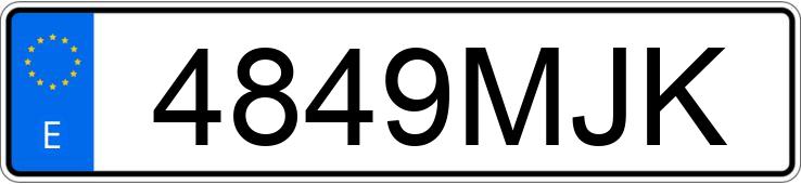 Numer rejestracyjny 4849MJK posiada CITROEN C3 Numer rejestracyjny 4849MJK posiada CITROEN C3