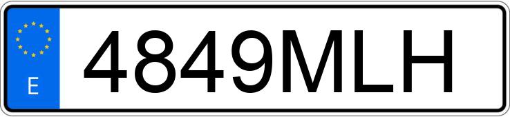 Numer rejestracyjny 4849MLH posiada LAND ROVER RANGE ROVER SPORT