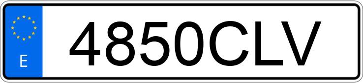 Numer rejestracyjny 4850CLV posiada VOLKSWAGEN POLO