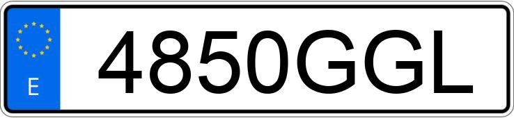 Numer rejestracyjny 4850GGL posiada MITSUBISHI LANCER Numer rejestracyjny 4850GGL posiada MITSUBISHI LANCER