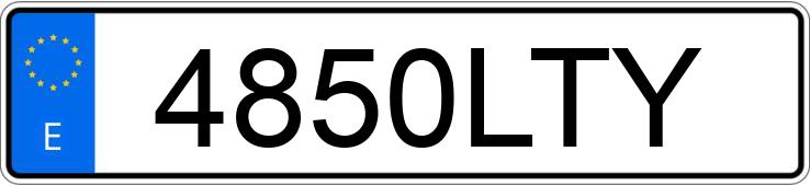 Numer rejestracyjny 4850LTY posiada MERCEDES GLA (247) Numer rejestracyjny 4850LTY posiada MERCEDES GLA (247)