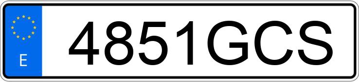 Numer rejestracyjny 4851GCS posiada FIAT 500 Numer rejestracyjny 4851GCS posiada FIAT 500