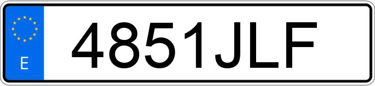 Numer rejestracyjny 4851JLF posiada FORD S-MAX