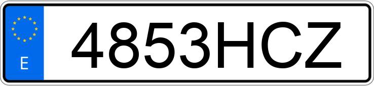 Numer rejestracyjny 4853HCZ posiada MERCEDES VIANO Numer rejestracyjny 4853HCZ posiada MERCEDES VIANO