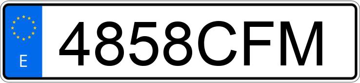 Numer rejestracyjny 4858CFM posiada PEUGEOT 307 Numer rejestracyjny 4858CFM posiada PEUGEOT 307