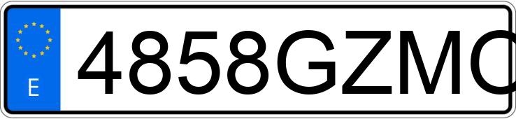 Numer rejestracyjny 4858GZMOPEL posiada Opel Corsa