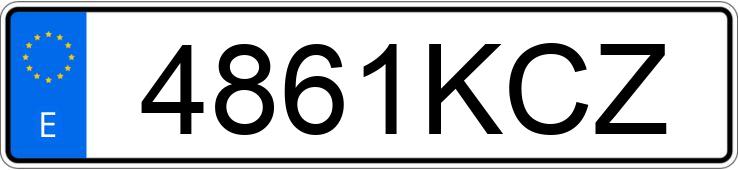 Numer rejestracyjny 4861KCZ posiada SEAT LEON Numer rejestracyjny 4861KCZ posiada SEAT LEON