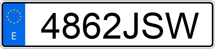 Numer rejestracyjny 4862JSW posiada SEAT ATECA Numer rejestracyjny 4862JSW posiada SEAT ATECA