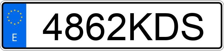 Numer rejestracyjny 4862KDS posiada PEUGEOT 308