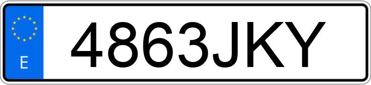 Numer rejestracyjny 4863JKY posiada VOLVO V40 Numer rejestracyjny 4863JKY posiada VOLVO V40