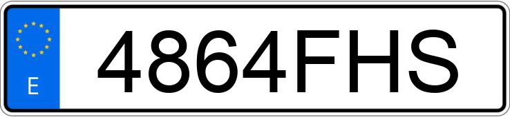 Numer rejestracyjny 4864FHS posiada HONDA ACCORD