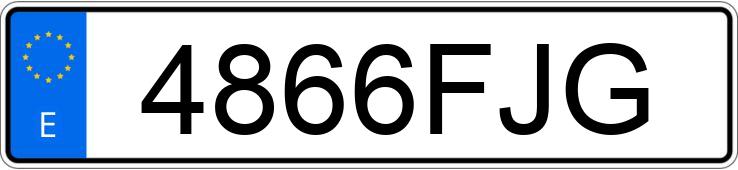 Numer rejestracyjny 4866FJG posiada AUDI A3 SPORTBACK Numer rejestracyjny 4866FJG posiada AUDI A3 SPORTBACK