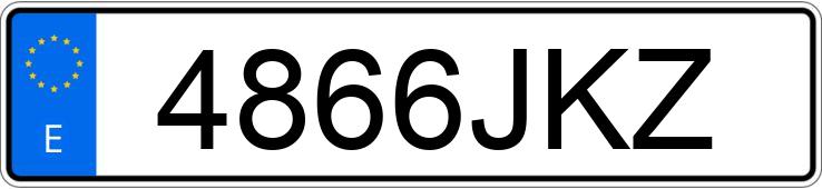 Numer rejestracyjny 4866JKZ posiada HYUNDAI I20