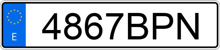 Numer rejestracyjny 4867BPN posiada SEAT CORDOBA