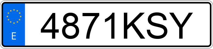 Numer rejestracyjny 4871KSY posiada VOLKSWAGEN POLO Numer rejestracyjny 4871KSY posiada VOLKSWAGEN POLO