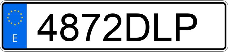 Il numero di registrazione 4872DLP ha SEAT LEON