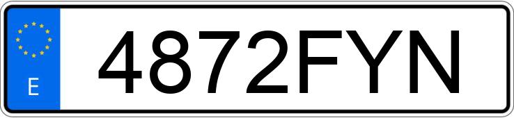 Numer rejestracyjny 4872FYN posiada AUDI A3 Numer rejestracyjny 4872FYN posiada AUDI A3