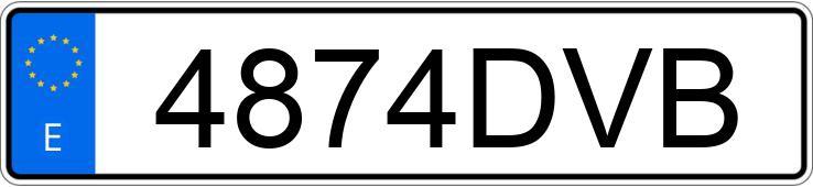 Numer rejestracyjny 4874DVB posiada OPEL ASTRA GTC