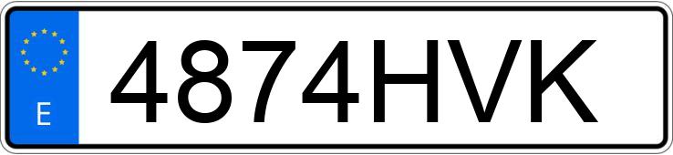 Numer rejestracyjny 4874HVK posiada VOLKSWAGEN POLO Numer rejestracyjny 4874HVK posiada VOLKSWAGEN POLO