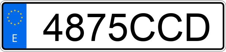 Numer rejestracyjny 4875CCD posiada SEAT LEON