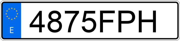 Numer rejestracyjny 4875FPH posiada VOLKSWAGEN POLO