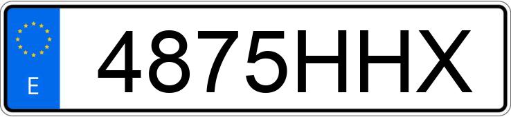 Numer rejestracyjny 4875HHX posiada AUDI Q3 Numer rejestracyjny 4875HHX posiada AUDI Q3