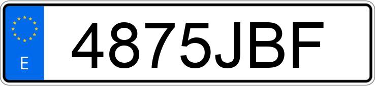 Numer rejestracyjny 4875JBF posiada FORD C-MAX