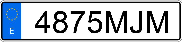 Numer rejestracyjny 4875MJM posiada MERCEDES CLA (118)