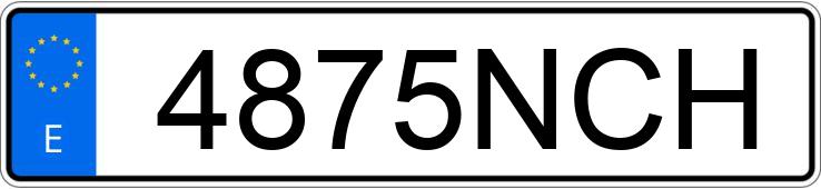 Numer rejestracyjny 4875NCH posiada BMW SERIE 2