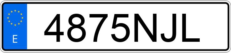 Numer rejestracyjny 4875NJL posiada NISSAN QASHQAI