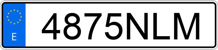 Numer rejestracyjny 4875NLM posiada AUDI RS3