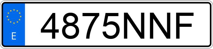 Numer rejestracyjny 4875NNF posiada MERCEDES E (212-207)