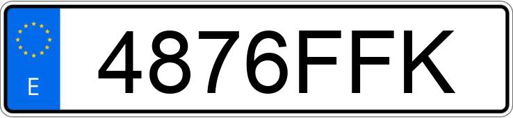 Numer rejestracyjny 4876FFK posiada RENAULT LAGUNA Numer rejestracyjny 4876FFK posiada RENAULT LAGUNA