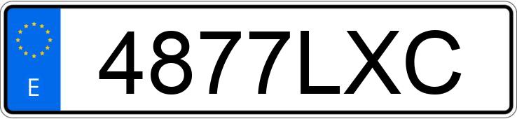 Numer rejestracyjny 4877LXC posiada PEUGEOT 3008 Numer rejestracyjny 4877LXC posiada PEUGEOT 3008