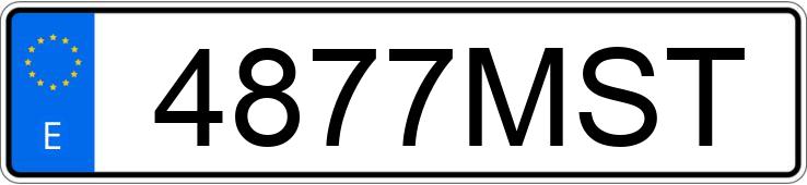 Numer rejestracyjny 4877MST posiada VOLKSWAGEN T-CROSS LIFE 1.0TSI 115