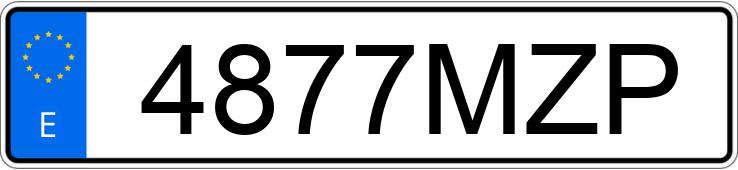 Numer rejestracyjny 4877MZP posiada VOLKSWAGEN CADDY MAXI Numer rejestracyjny 4877MZP posiada VOLKSWAGEN CADDY MAXI