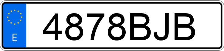 Numer rejestracyjny 4878BJB posiada CITROEN SAXO