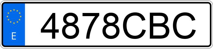 Numer rejestracyjny 4878CBC posiada SEAT IBIZA